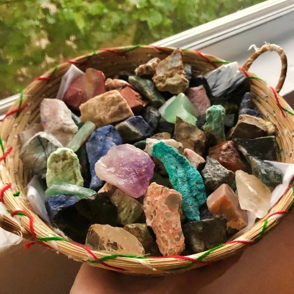 ☽ Huge Lot of 4 LB Garden Fairy Crystal Lot Mix ☾ - Picture 5 of 5